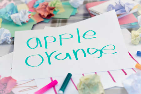 English; Kids Writing Name of the Fruits for Practice