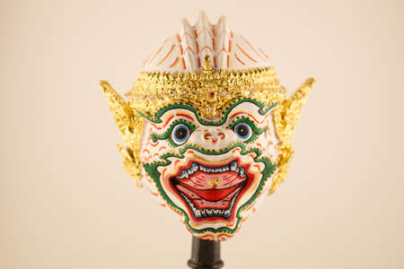 Khon, traditional Thai giant maskの写真素材