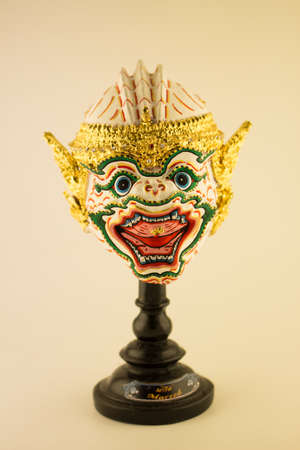 Khon, traditional Thai giant maskの写真素材