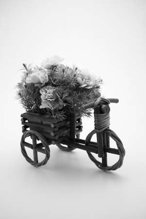 Decorative vase with flowersの写真素材