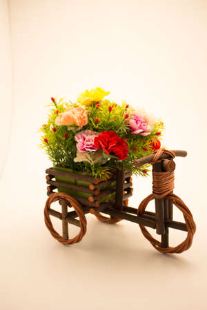 Decorative vase with flowersの写真素材