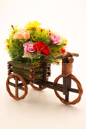 Decorative vase with flowersの写真素材