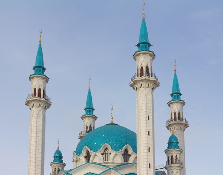 Qolsharif Mosque in Kazan Kremlin, Tatarstan, Russiaの写真素材