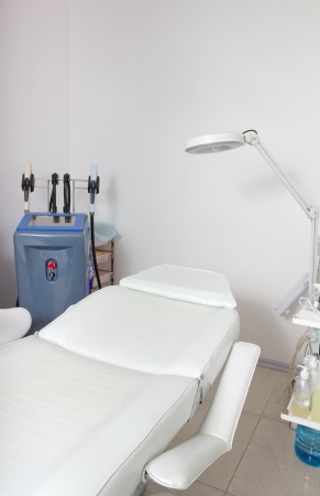 Interior and equipment in modern cosmetology clinicの写真素材