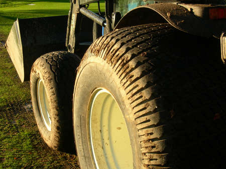           Tractor wheelの写真素材