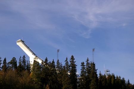 Holmenkollen ski jump in Oslo