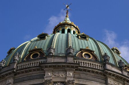 The marble church in Copenhagen.の写真素材