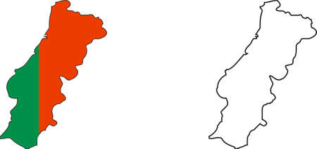 Portugal flagのイラスト素材