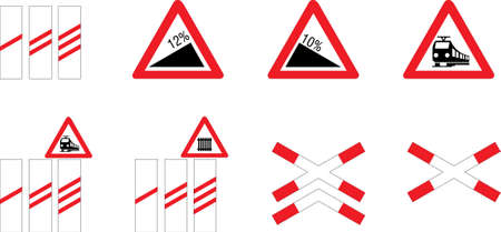 Traffic signsのイラスト素材