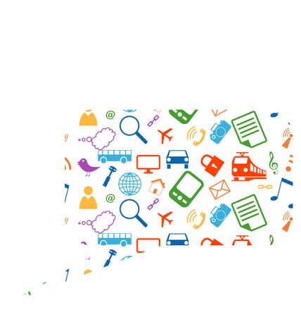 social mediaのイラスト素材