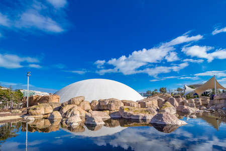 Valencia - city of arts and sciences; Oceanographic parkのeditorial素材