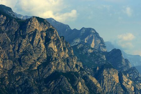 Montain near Malcesineのeditorial素材