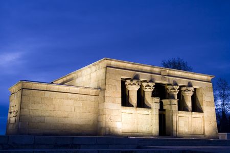The Temple of Debod (Templo de Debod) is an ancient Egyptian temple which has been rebuilt in...