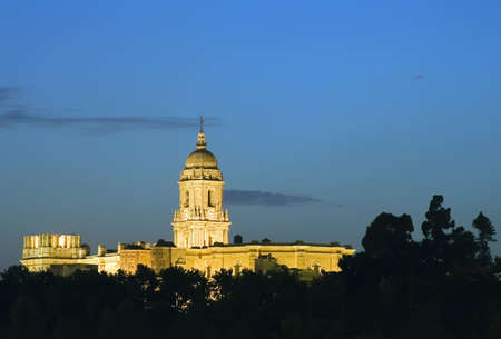 The unfinished cathedral in Malaga, southern Spain.の写真素材