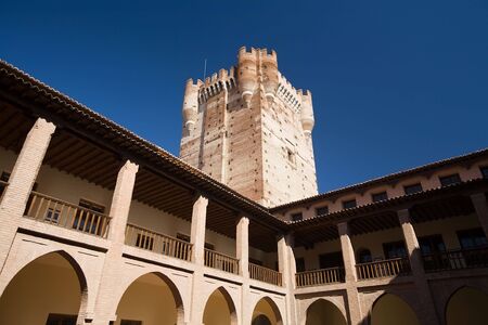 La Mota Castle (Castillo de La Mota) is a medieval castle located in Valladolid province, central Spain.の写真素材
