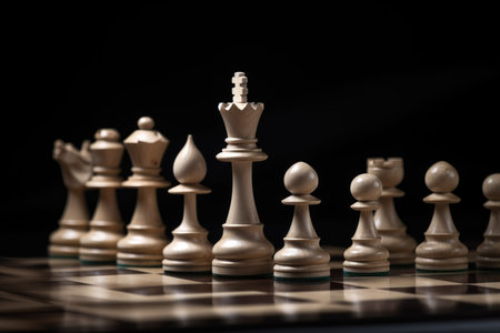 Chess Board - Symbolizing Intelligence and Tacticsの素材