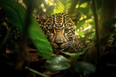 Curious Wild Animal Locks Eyes with the Camera - Captivating Gazeの素材