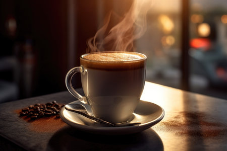 Steaming Hot Cup of Coffeeの素材