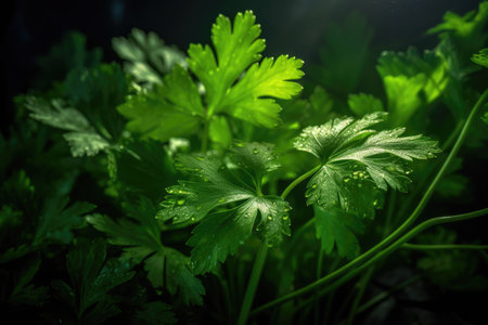 Fresh Parsley Leavesの素材