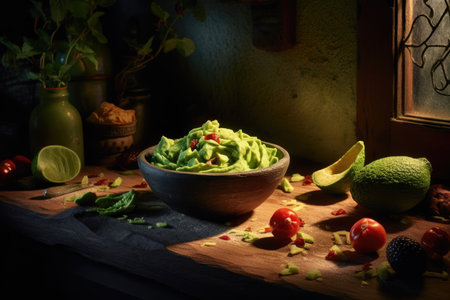 Creamy Delight Bowl of Guacamoleの素材