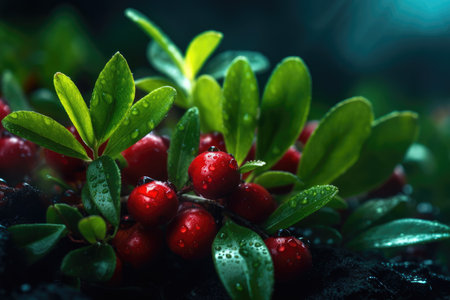 Plump and Juicy Lingonberriesの素材