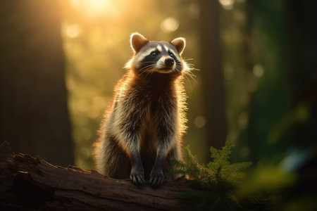 Raccoon Mysterious Forest Dwellerの素材