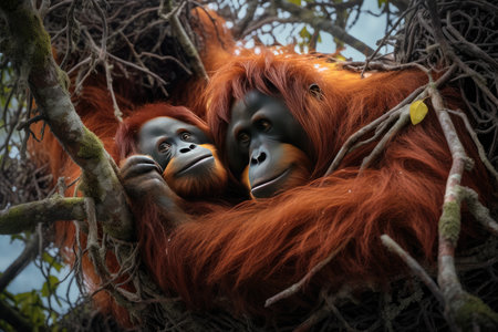 Master Builders: Sumatran Orangutans Creating Intricate Tree Nestsの素材