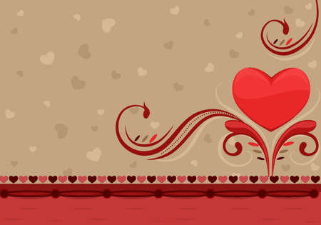 I love you card - vector EPS AI8のイラスト素材