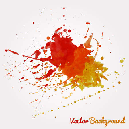 Vector abstract hand drawn watercolor backgroundのイラスト素材