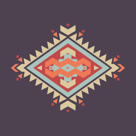 Vector colorful decorative ethnic pattern