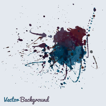 Vector abstract hand drawn watercolor backgroundのイラスト素材