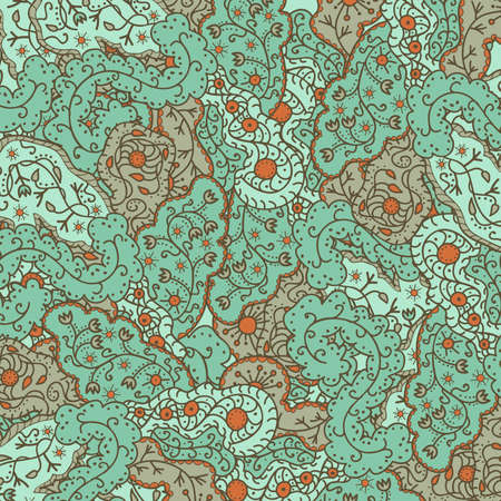 Vector abstract colorful hand-drawn patternのイラスト素材