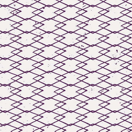 Vector grunge seamless pattern with diamonds. Abstract texture for website background print home decor fashion fabric textile gift paper scrapbook.のイラスト素材