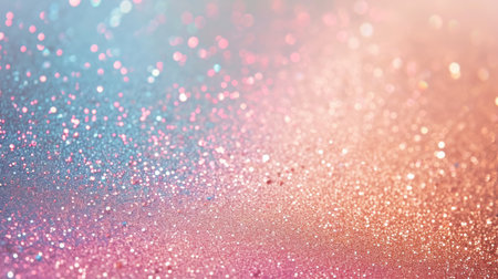Abstract festive background with glitter, confetti and free place for text. New Year, Christmas, birthday, holiday celebration bannerの素材
