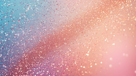 Abstract festive background with glitter, confetti and free place for text. New Year, Christmas, birthday, holiday celebration bannerの素材