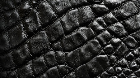 Vintage black leather texture background for print, fashion, banner, footwear, furniture, accessoriesの素材