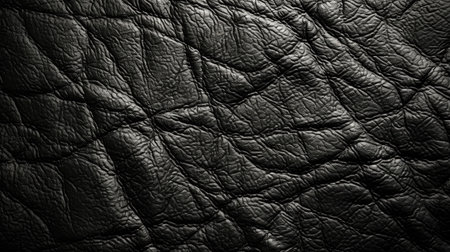 Vintage black leather texture background for print, fashion, banner, footwear, furniture, accessoriesの素材