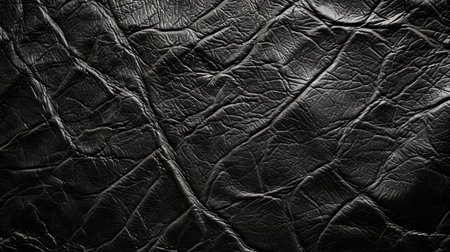 Vintage black leather texture background for print, fashion, banner, footwear, furniture, accessoriesの素材