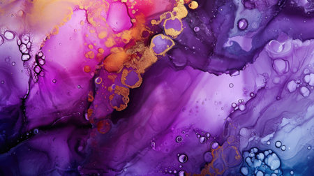 Abstract artistic alcohol ink colorful background. Marble liquid texture bannerの素材