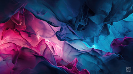 Abstract artistic dark alcohol ink colorful background. Marble liquid texture bannerの素材