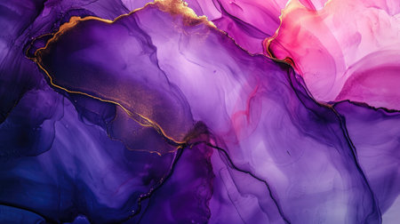 Abstract artistic alcohol ink colorful background. Marble liquid texture bannerの素材