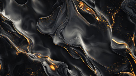Abstract artistic dark alcohol ink colorful background. Marble liquid texture bannerの素材