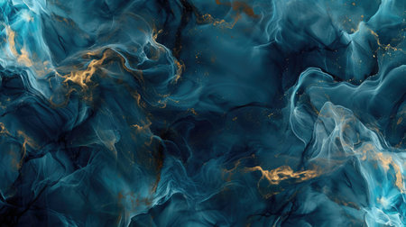 Abstract artistic dark alcohol ink colorful background. Marble liquid texture bannerの素材
