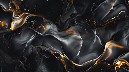 Abstract artistic dark alcohol ink colorful background. Marble liquid texture bannerの素材