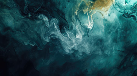 Abstract artistic dark alcohol ink colorful background. Marble liquid texture bannerの素材