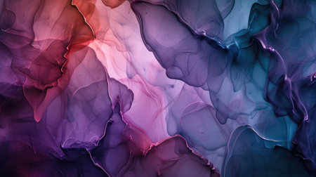 Abstract artistic dark alcohol ink colorful background. Marble liquid texture bannerの素材