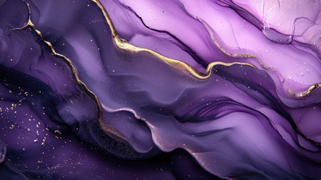 Abstract artistic dark alcohol ink colorful background. Marble liquid texture bannerの素材