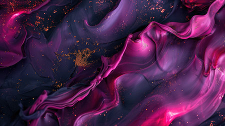 Abstract artistic dark alcohol ink colorful background. Marble liquid texture bannerの素材
