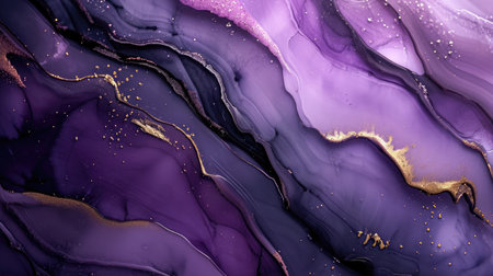 Abstract artistic dark alcohol ink colorful background. Marble liquid texture bannerの素材