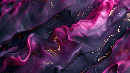 Abstract artistic dark alcohol ink colorful background. Marble liquid texture bannerの素材